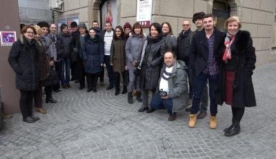 Die Partner des erasmus+-Projektes aus Mazedonien, Slovenien und Deutschland    